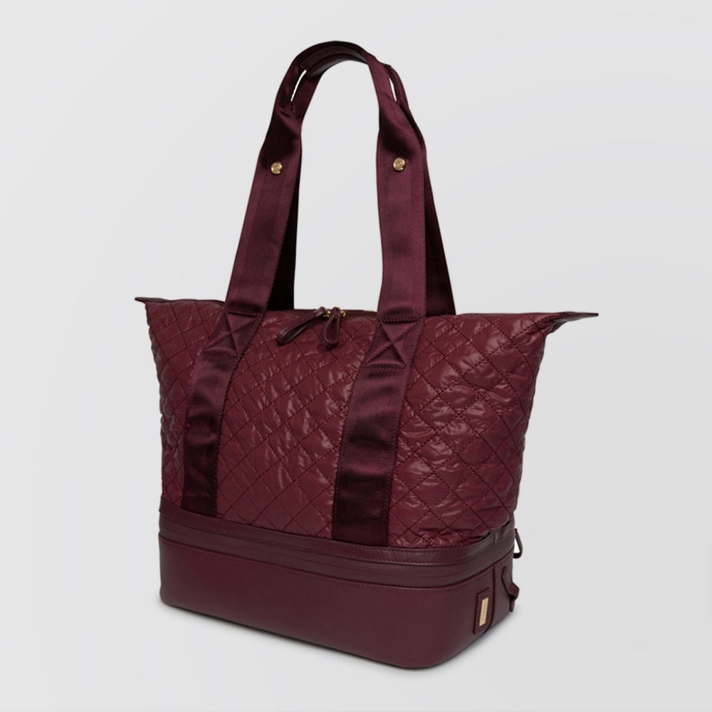 Caraa Sport Tote Burgundy Red - Weekender Tote Backpack Convertible